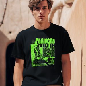Anittas Funk Generation Merch Anitta Green Collage Shirt