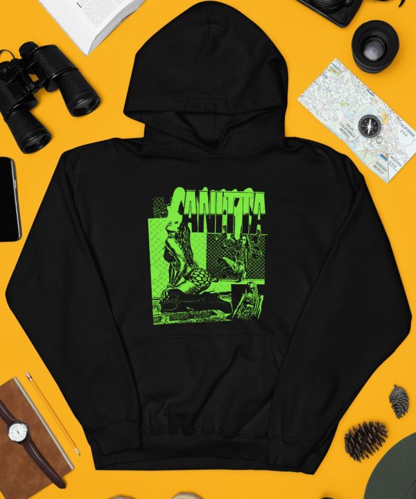 Anittas Funk Generation Merch Anitta Green Collage Shirt4