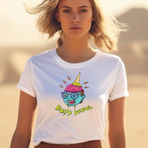 Boys Drool Ice Cream Brain Shirt