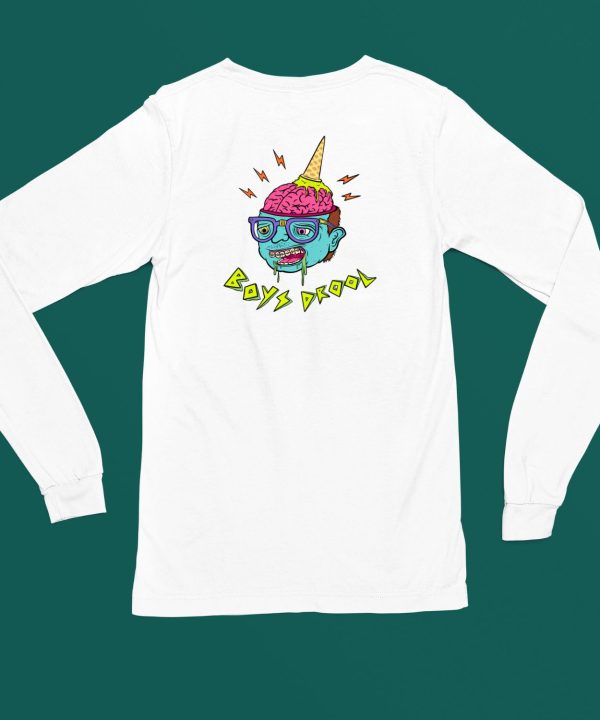 Boys Drool Ice Cream Brain Shirt5