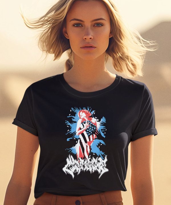 City Morgue Official Merch My Bloody America Flag Shirt1