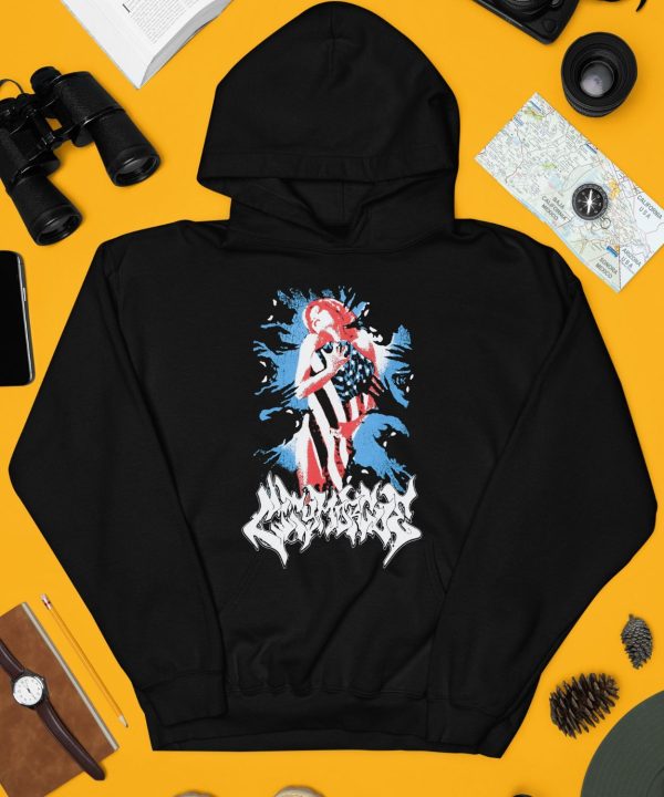 City Morgue Official Merch My Bloody America Flag Shirt4