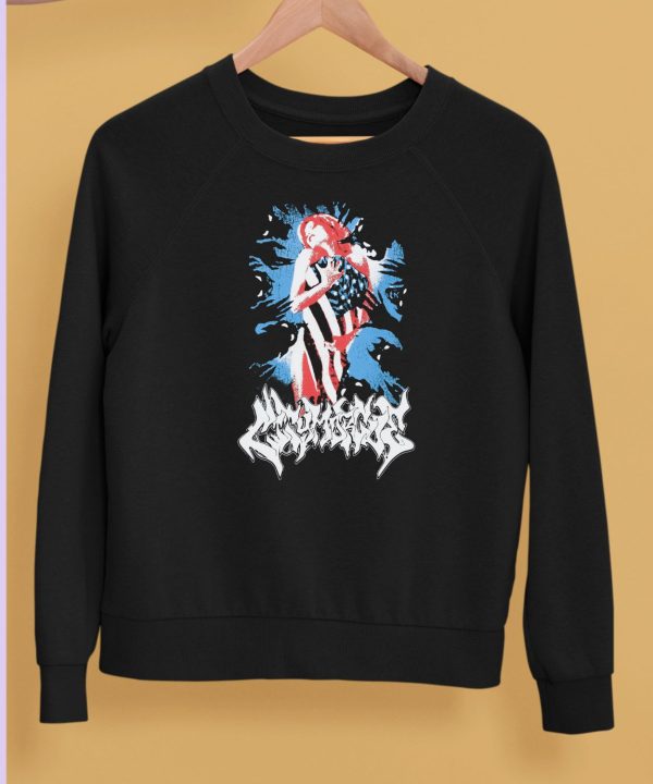 City Morgue Official Merch My Bloody America Flag Shirt5