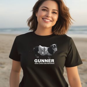 Crystalmeth Merch Gunner God Loves Dachshunds Shirt
