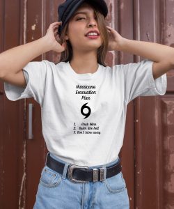 Helicity Hurricane Evacuation Plan Tee