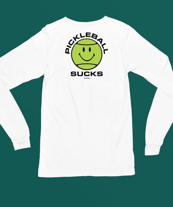 Marketstudios Smiley Pickleball Sucks T Shirt5