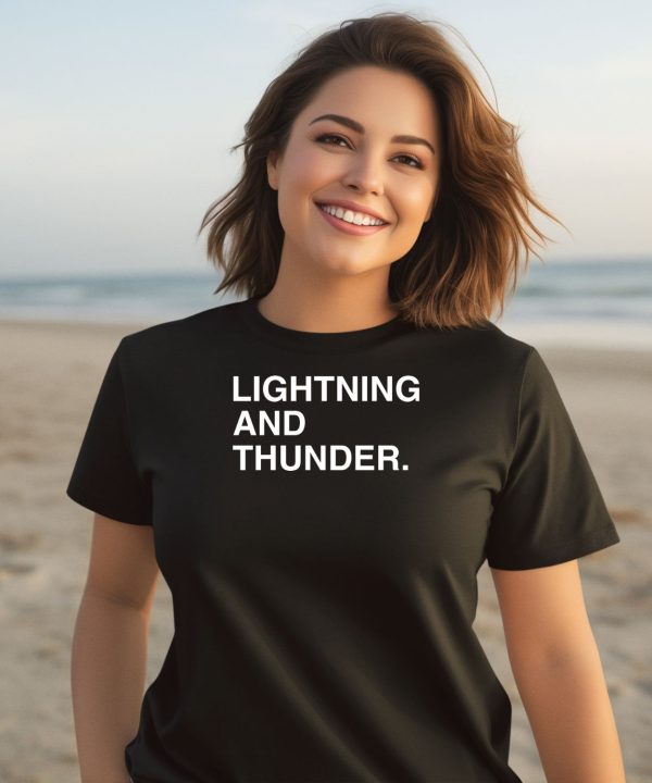 Obvious Shirts Lightning And Thunder Shirt2