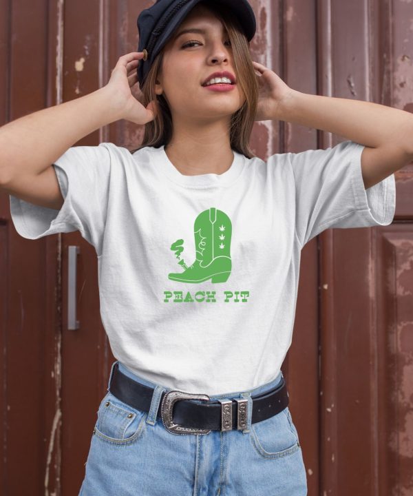 Peach Pit Boot Bong Tee2