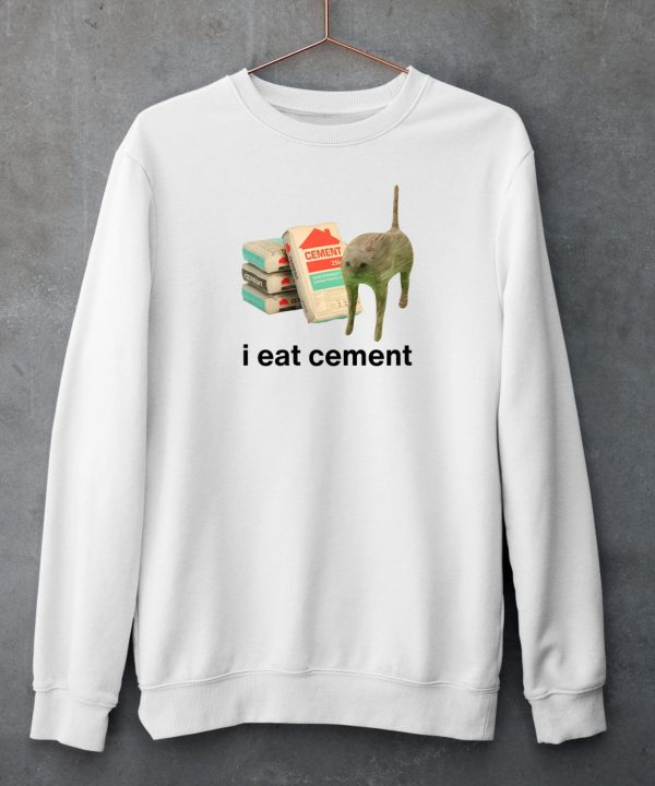 Sheesosuwu I Eat Cement Cursed Cat Shirt4