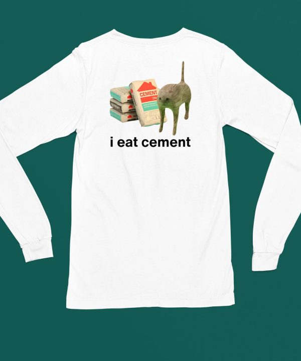 Sheesosuwu I Eat Cement Cursed Cat Shirt5