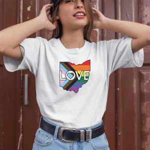 Cleclothingco Ohio Love Progress Pride Shirt