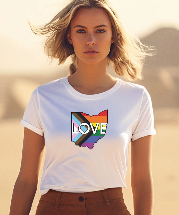 Cleclothingco Ohio Love Progress Pride Shirt0