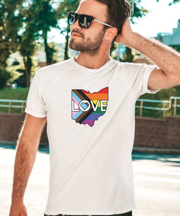 Cleclothingco Ohio Love Progress Pride Shirt1