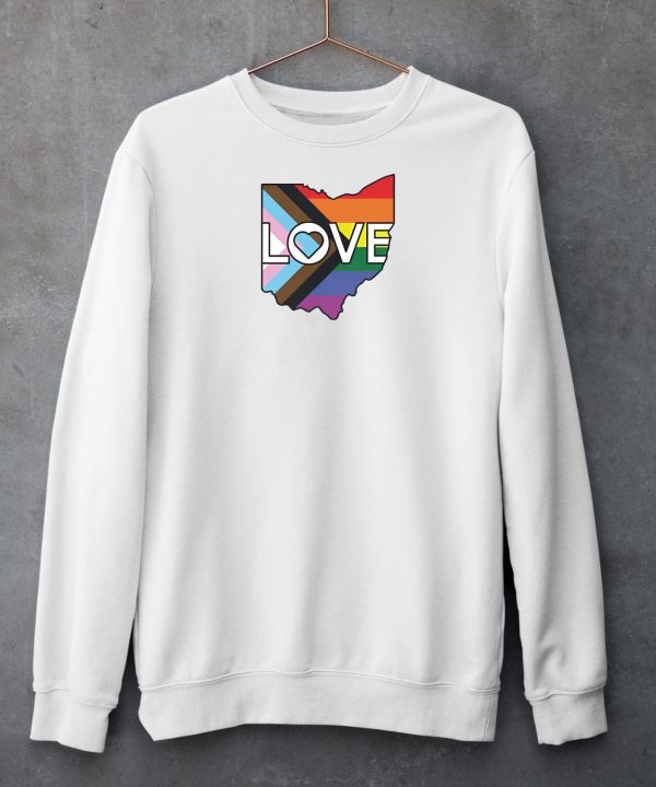 Cleclothingco Ohio Love Progress Pride Shirt4