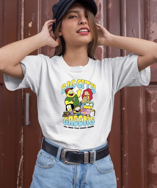 Disneytvanimation Big City Greens Bill Nancy Tilly Cricket Gramma Shirt2