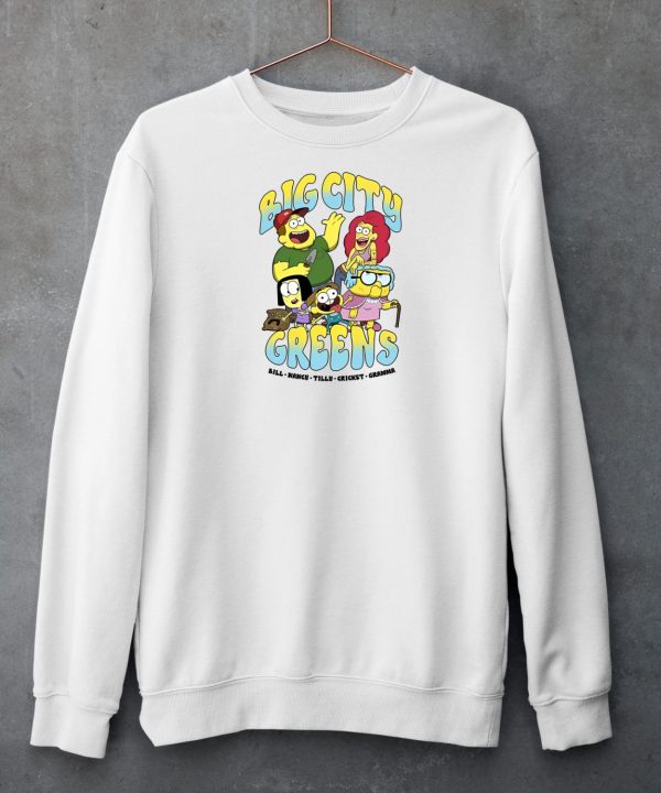 Disneytvanimation Big City Greens Bill Nancy Tilly Cricket Gramma Shirt4