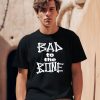 Dominic Fike Wearing Bad To The Bone Shirt