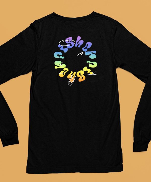 Followthefishtv Merch Fisher Black Rainbow Shirt6