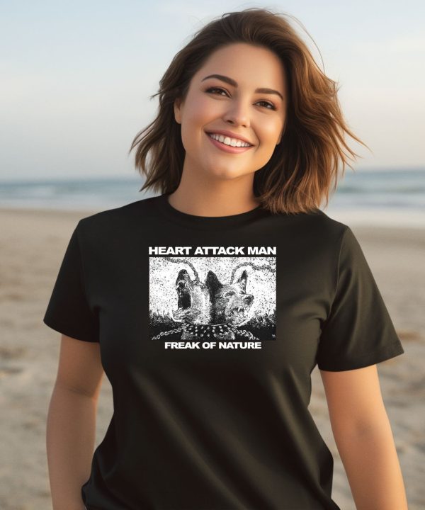 Heartattackman Store Two Headed Dog T Shirt2