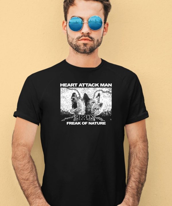 Heartattackman Store Two Headed Dog T Shirt3