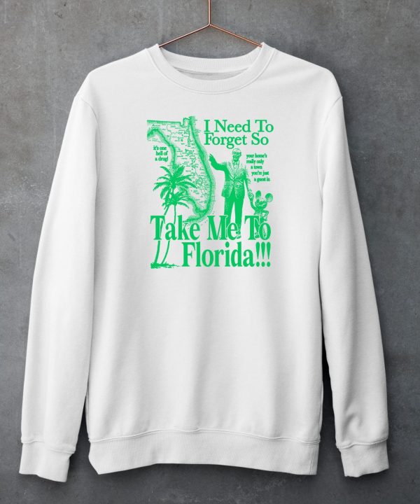 I Need To Forget So Take Me To Florida Shirt4