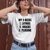 Ifailforlikes My 3 Needs Latinas Vbucks Pluggnb T Shirt2