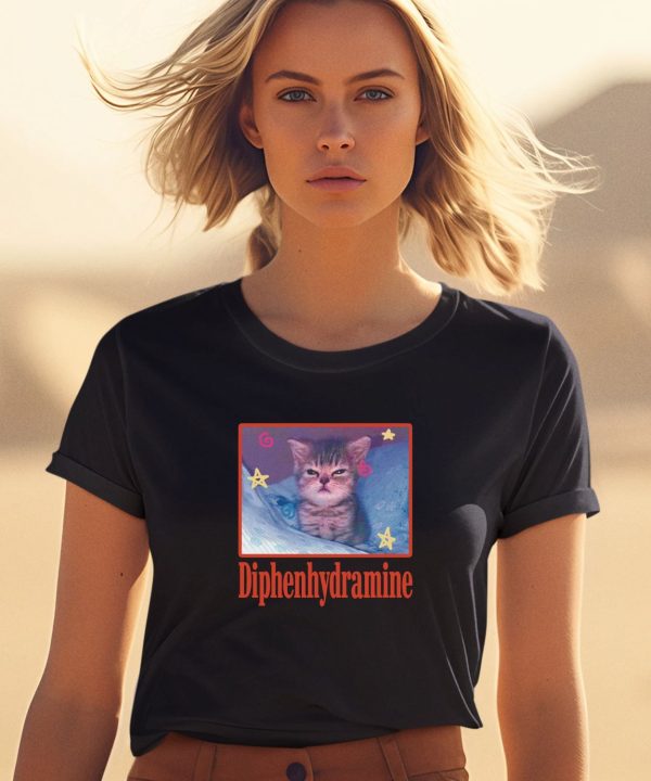 K45ink Diphenhydramine Cat Shirt1