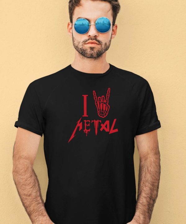 Loudwire I Love Metal T Shirt3