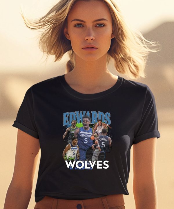 Minnesota Timberwolves Anthony Edwards Wolves Shirt