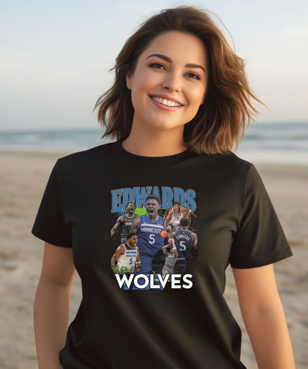 Minnesota Timberwolves Anthony Edwards Wolves Shirt2