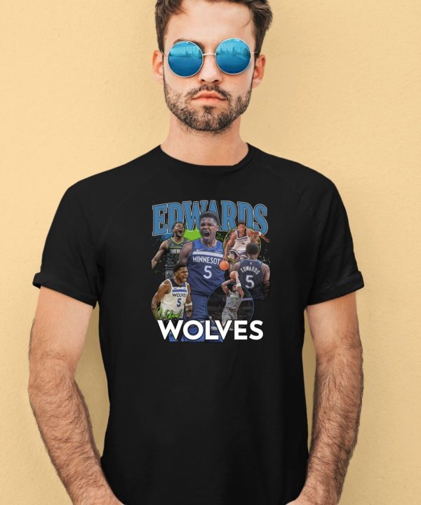 Minnesota Timberwolves Anthony Edwards Wolves Shirt3