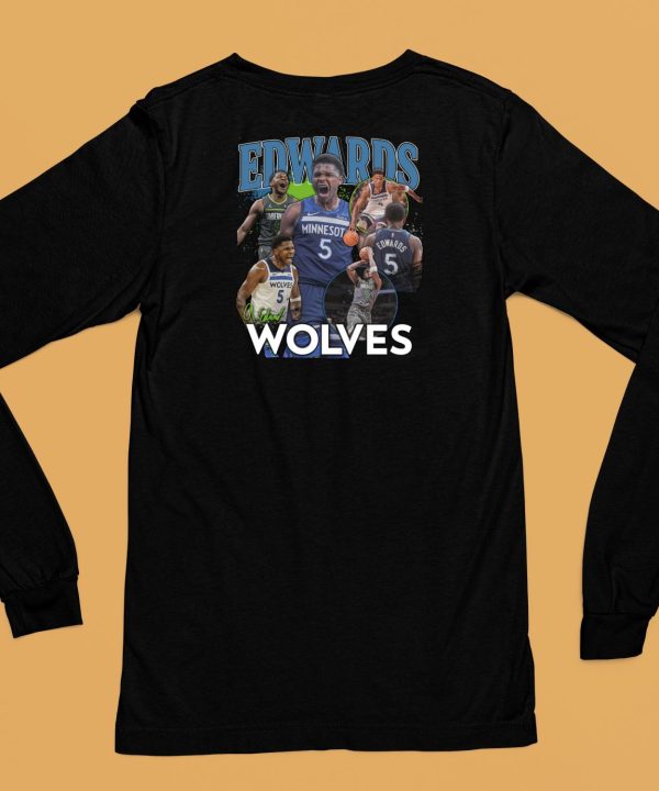 Minnesota Timberwolves Anthony Edwards Wolves Shirt6