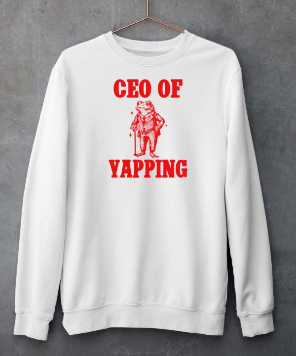 Official Ceo Of Yapping Frog T Shirt4