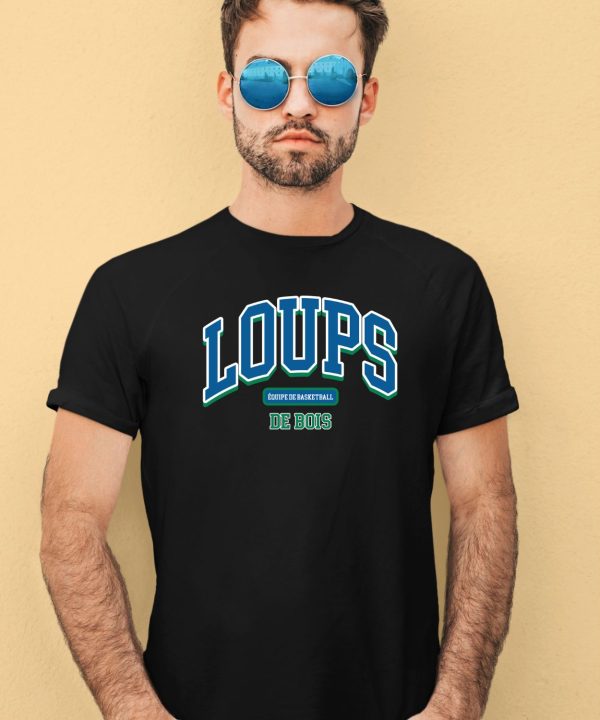 Rudy Gobert Wearing Loups Equipe De Basketball De Bois Shirt3