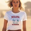 Taylor Swift Wearing Solana Summer Shirt