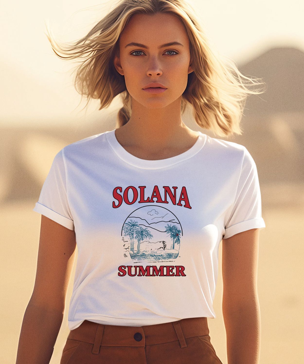 Taylor Swift Wearing Solana Summer Shirt