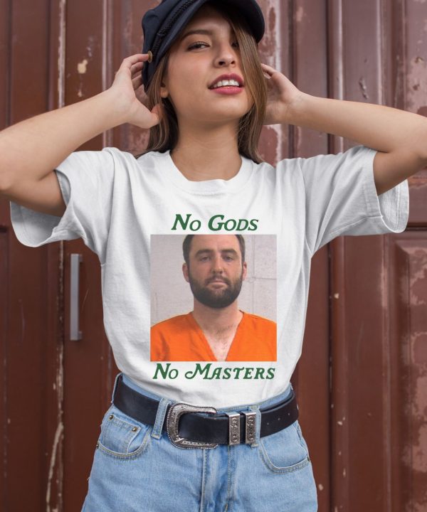 Thegoodshirts Scottie Scheffler No Gods No Masters Shirt