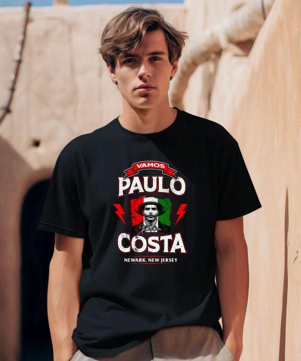 Vamos Paulo Costa Newark New Jersey Shirt0