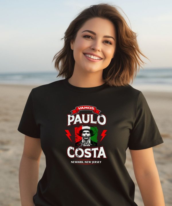 Vamos Paulo Costa Newark New Jersey Shirt2