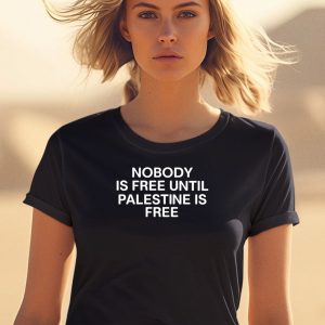 Vintagearab Nobody Is Free Until Palestine Is Free Shirt