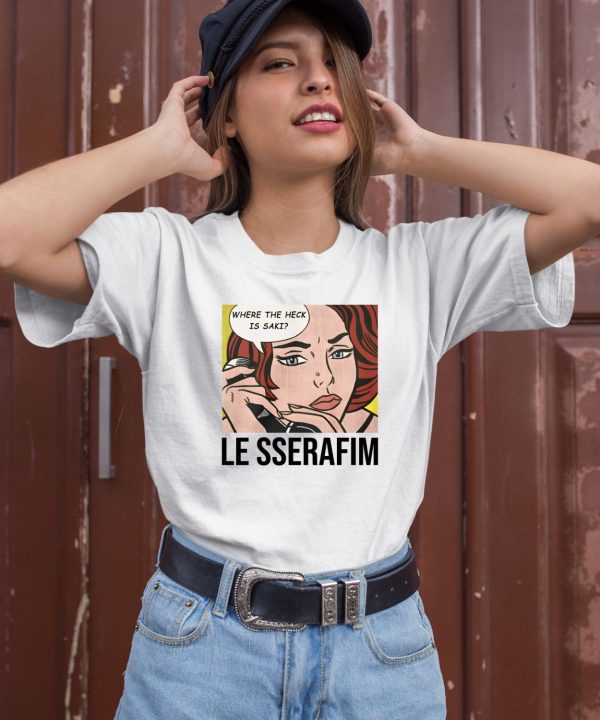 Where The Heck Is Saki Le Sserafim Shirt