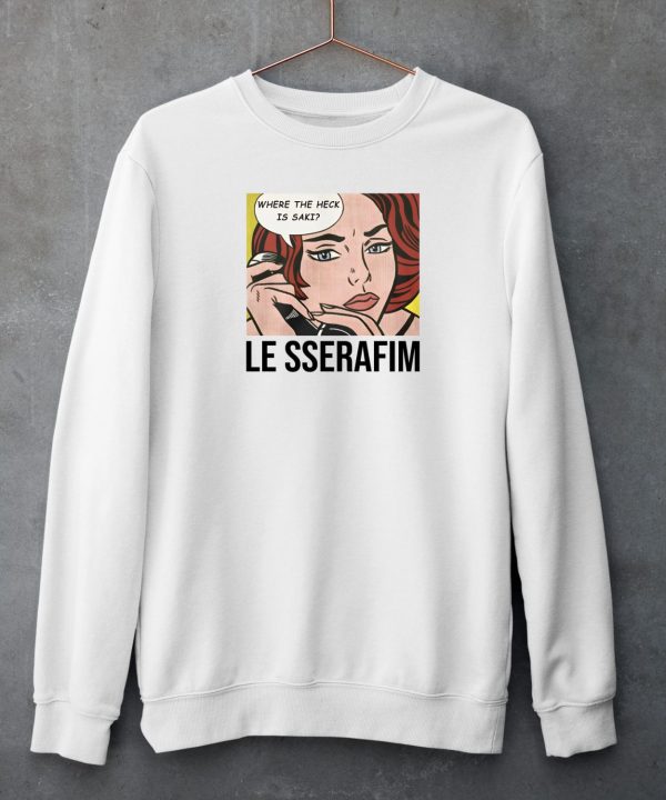 Where The Heck Is Saki Le Sserafim Shirt4