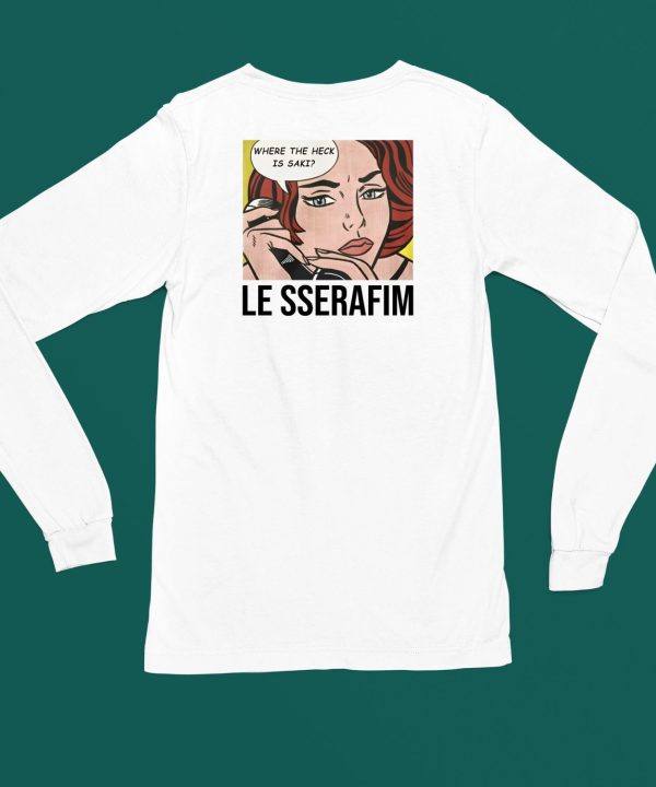 Where The Heck Is Saki Le Sserafim Shirt5