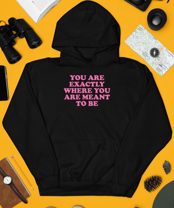 You Are Exactly Where You Are Meant To Be Shirt4