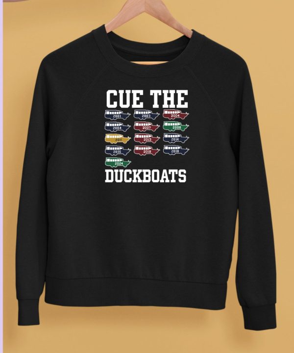 Barstoolsports Cue The Duckboats 2024 Tee5