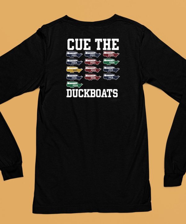 Barstoolsports Cue The Duckboats 2024 Tee6