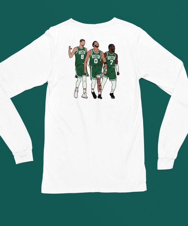 Bri Marie D Kristaps Porzingis Jayson Tatum And Jaylen Brown Big 3 Boston Shirt5