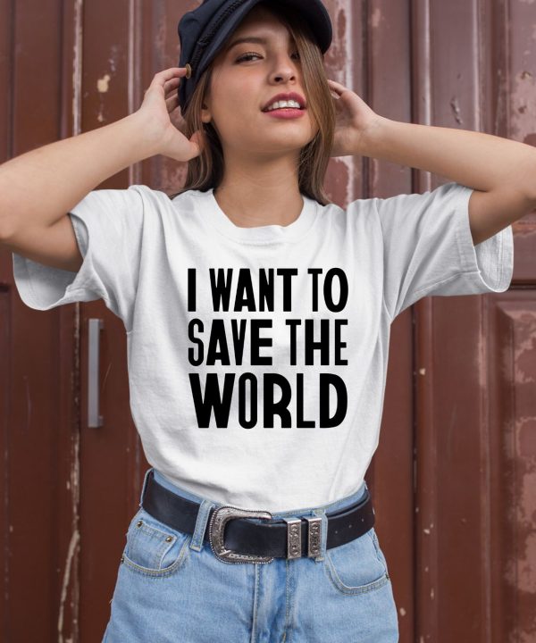 Chris Packham I Want To Save The World Shirt