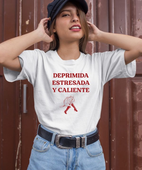 Churrosconchocolate Deprimida Estresada Y Caliente Shirt2