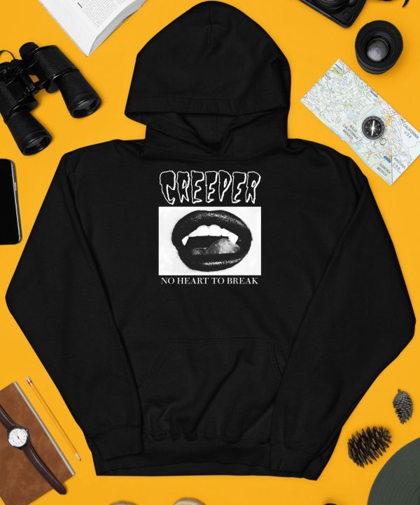 Creepercult Merch Creeper Fangs No Heart To Break Shirt4